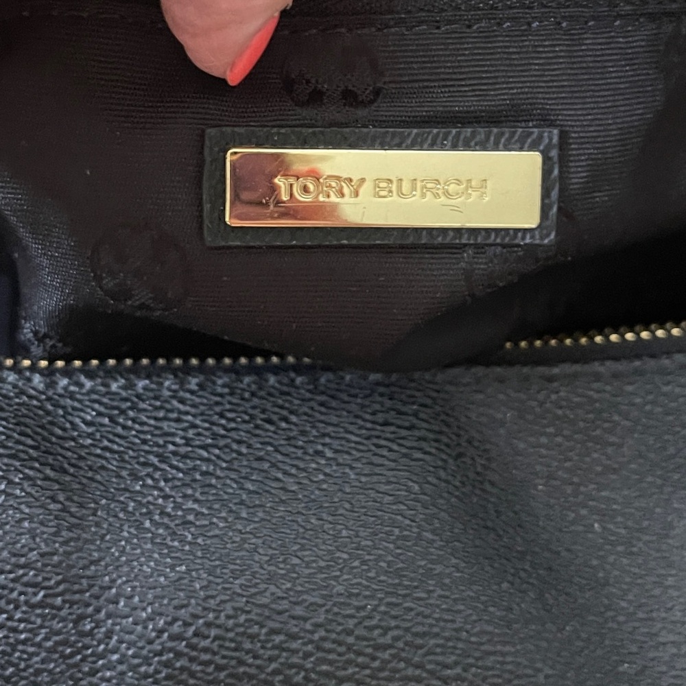 Tory Burch Black Saffiano Leather Doctors Satchel come with original dust cover - Picture 9 of 17